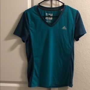Adidas teal/blue women’s tee
